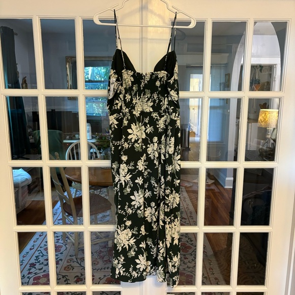 NWT Abercrombie & Fitch Green Floral Dress - Picture 5 of 5